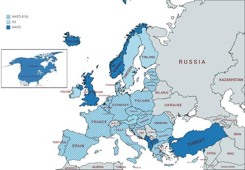 Figure C: Overlapping membership of NATO and the EU